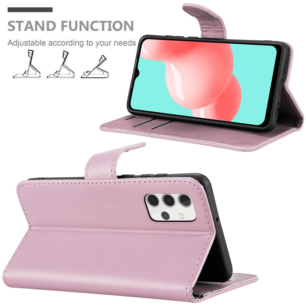 Leather Wallet Flip Case Cover For Samsung Note 20 10+ 9 8 5 4 3 M20 M30 Stand