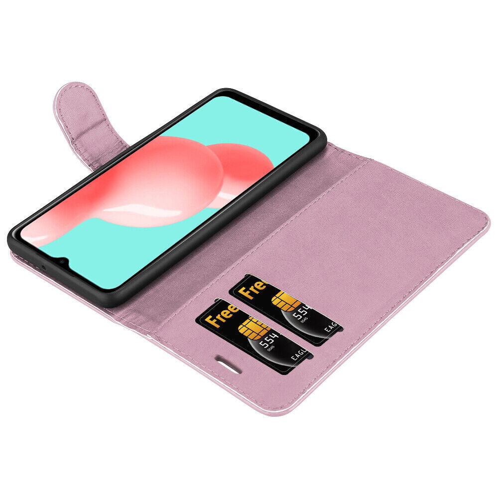 Leather Wallet Flip Case Cover For Samsung Note 20 10+ 9 8 5 4 3 M20 M30 Stand