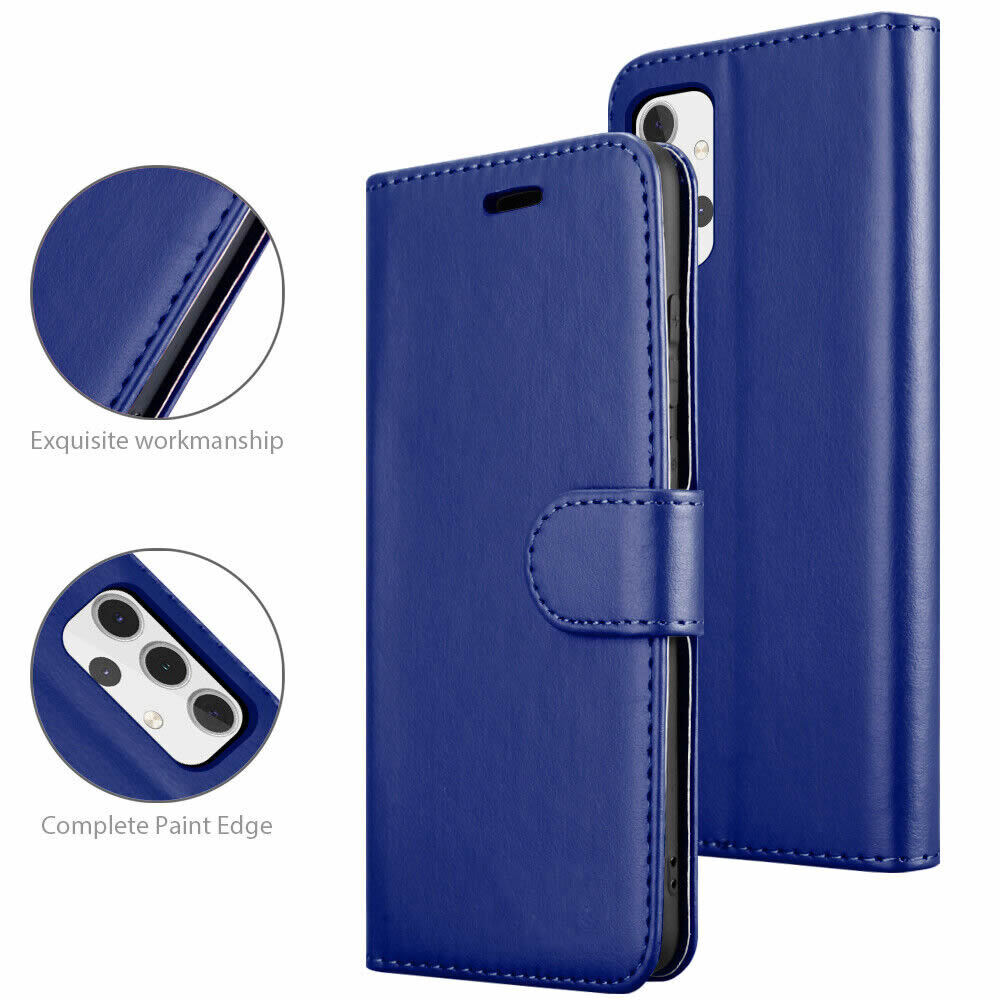 Leather Wallet Flip Case Cover For Samsung Note 20 10+ 9 8 5 4 3 M20 M30 Stand
