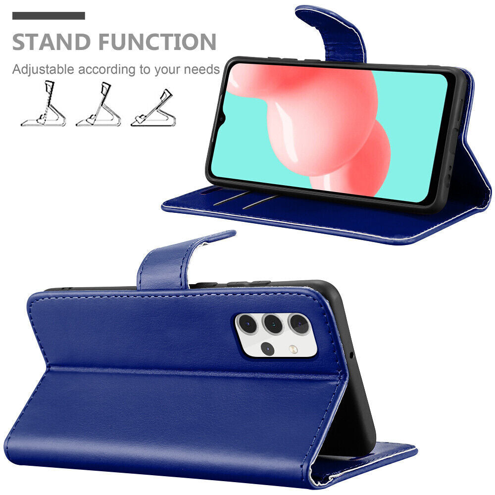Leather Wallet Flip Case Cover For Samsung Note 20 10+ 9 8 5 4 3 M20 M30 Stand