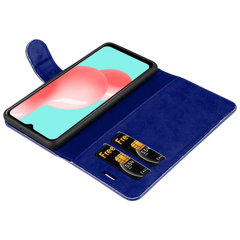 Leather Wallet Flip Case Cover For Samsung Note 20 10+ 9 8 5 4 3 M20 M30 Stand