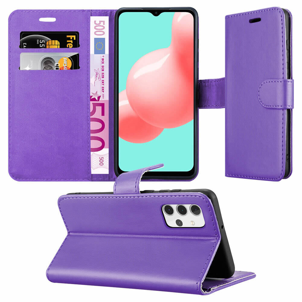 Leather Wallet Flip Case Cover For Samsung Note 20 10+ 9 8 5 4 3 M20 M30 Stand