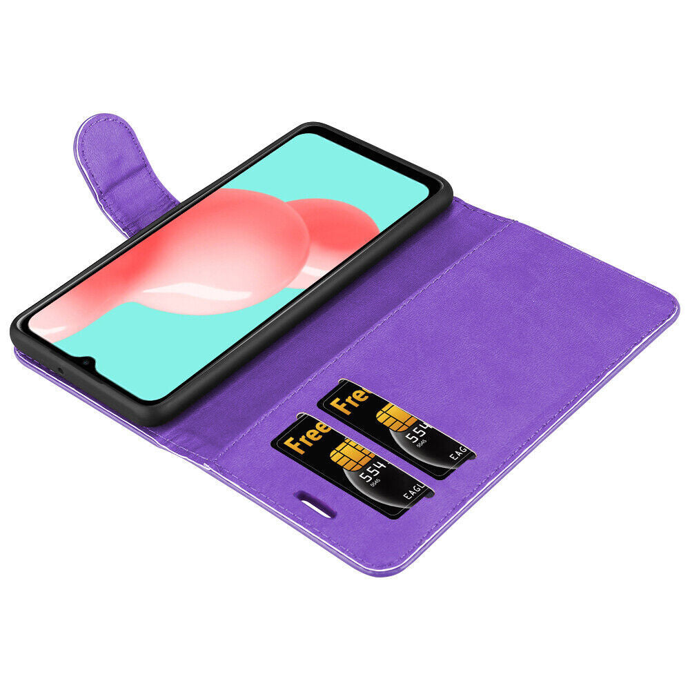 Leather Wallet Flip Case Cover For Samsung Note 20 10+ 9 8 5 4 3 M20 M30 Stand