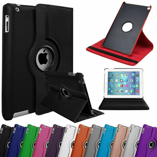 360 Rotating Smart Leather Case Cover Apple iPad AIR PRO MINI 4/5 10.2 10.5 9.7